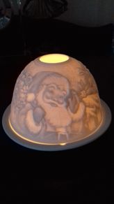 Cashel Living Porcelain Christmas Tealight Holder.
