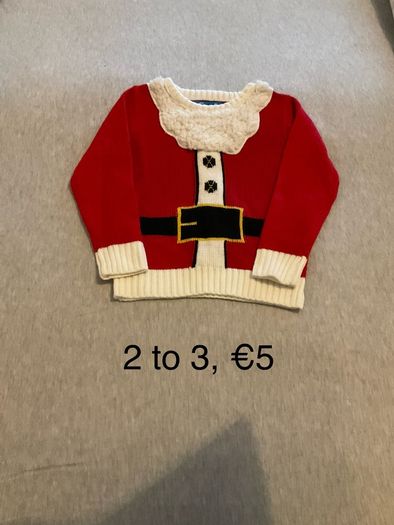 Christmas jumper, 2 to 3
