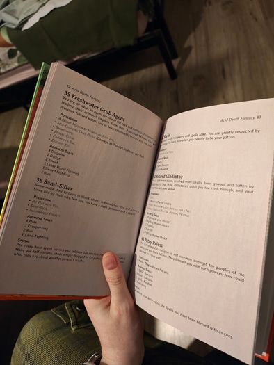 Acid Death Fantasy: Troika TTRPG