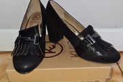 BNWT in original box KYLIE CRAZY Slip-On Black Shoes - size UK 4 / EU 37