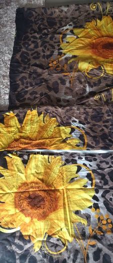 Sunflower  pillow cases and sheet size 230 245 100 cotton