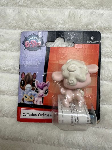 Littlest Pet Shop LPS Cottontop Curlicue 101 Pet DIRty Please see pictures