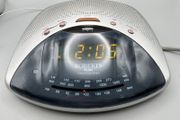 Roberts CR9961 3 Band Clock Radio fm\mw\lw Alarm Tested Working