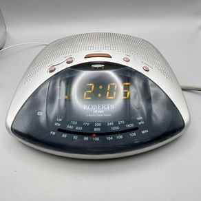 Roberts CR9961 3 Band Clock Radio fm\mw\lw Alarm Tested Working