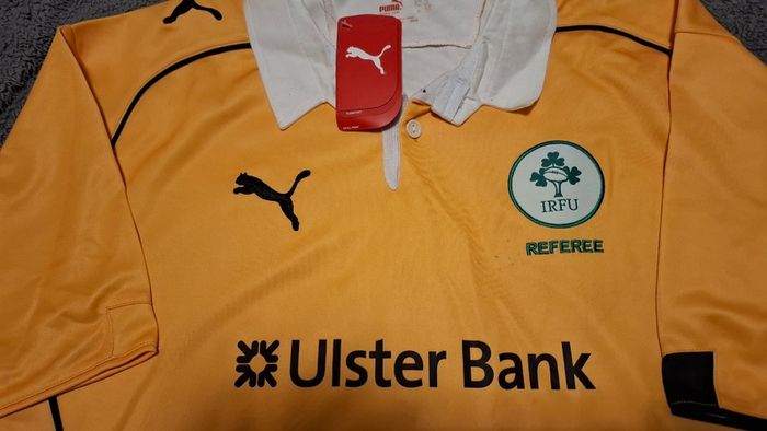 Ireland (New with Tags) Puma Referees Rugby Union Jersey (Adult XL) FREE POST