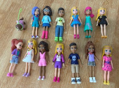 Polly Pocket Dolls, Accessories & Car