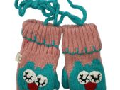 Fleece Lined Mittens with String
