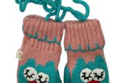 Fleece Lined Mittens with String
