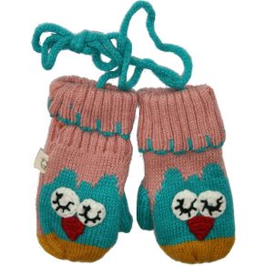 Fleece Lined Mittens with String