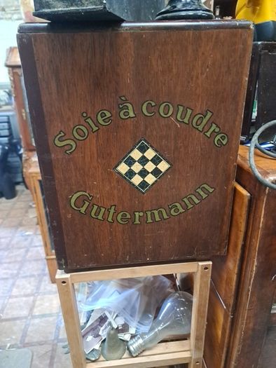 Vintage Haberdashery Spool  Cabinet