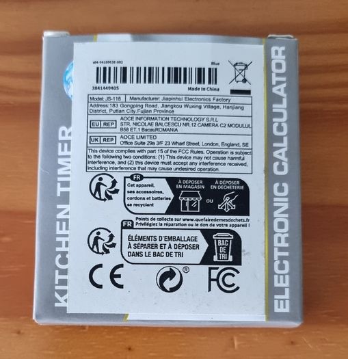 Digital Kitchen Timer With Magnetic Backing, new, more than 5.
