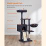 Cat scratching post 135 cm with sunbathing recess Image 2