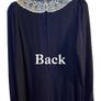 FOREVER21 Navy Embroidery Applique Collar size L Image 2