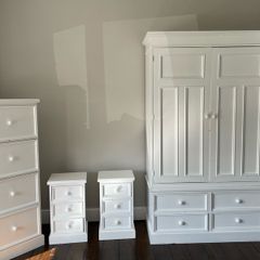 Matching Wardrobe, drawers and lockers