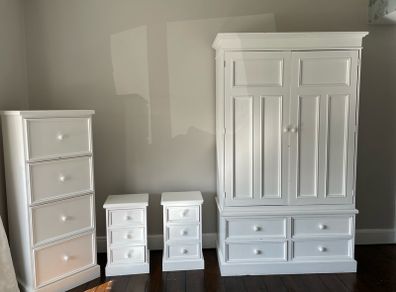 Matching Wardrobe, drawers and lockers