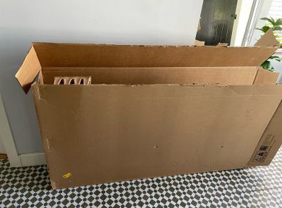 large empty box
