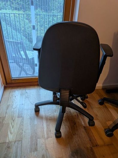 black office chair