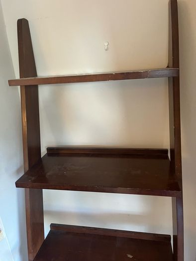 Solid wood book shelf