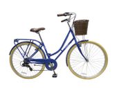 Martello Sutton Royal Navy Ladies Bike With Basket