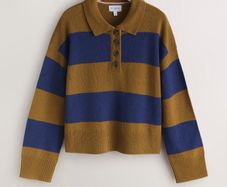 New wool polo jumper size L