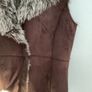 gilet brown suede effect gilet size 12 Image 4