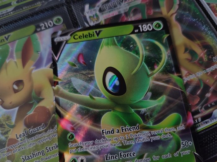 Celebi V ! Ultra Rare ! from Sword & Shield Set ! 2020 ! Pokemon Card !