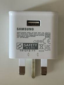 Original 15W Samsung Charger and Type C Cable