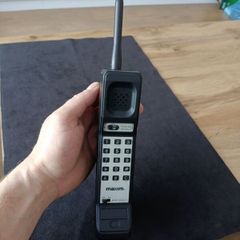 Vintage Novelty Brick Mobile Phone Shape Radio Rare Mw Am-fm-air Band