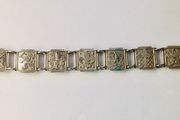 Silver plate Vintage 'Tourist' Bracet