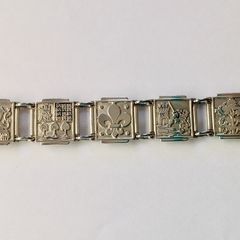 Silver plate Vintage 'Tourist' Bracet