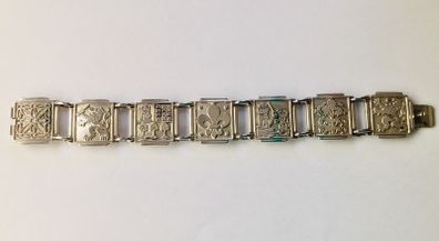 Silver plate Vintage 'Tourist' Bracet
