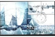 2004 Ireland Shackleton Miniature Sheet Fine Used with clear Dublin cancel