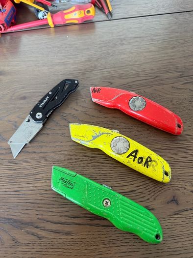 Stanley Knife set,
