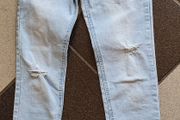 As New - Age 10 Years - A Lovely Pair of Faded Denim Jeggings - Excellent Condition  - Read Carefully