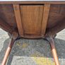 Vintage Mahogany Demi-Lune Console Hall Table with Drawer Image 7