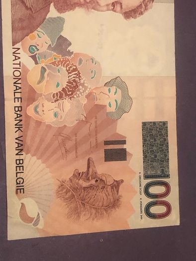 100 Francs 1999-2001 Belgium Uncirculated