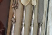 French antique sterling silver cutlery set