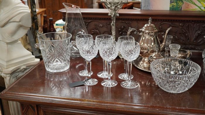 Set of 6 Waterford Crystal Wine Glasses