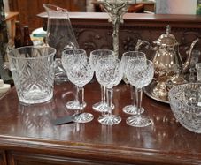 Set of 6 Waterford Crystal Wine Glasses
