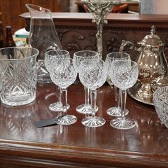 Set of 6 Waterford Crystal Wine Glasses