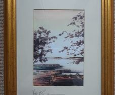 Val Byrne Framed Watercolour Print