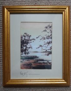 Val Byrne Framed Watercolour Print