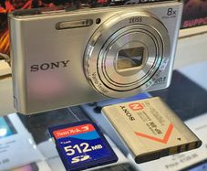Sony Cyber-shot DSC-W830 Silver 20.1MP 8x Zoom Digital Camera