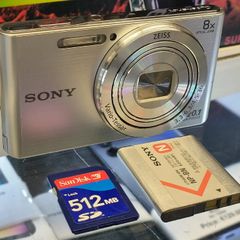 Sony Cyber-shot DSC-W830 Silver 20.1MP 8x Zoom Digital Camera