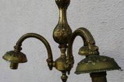 Vintage Solid Bronze Colonial Williamsburg Style Chandeliers, set of 2