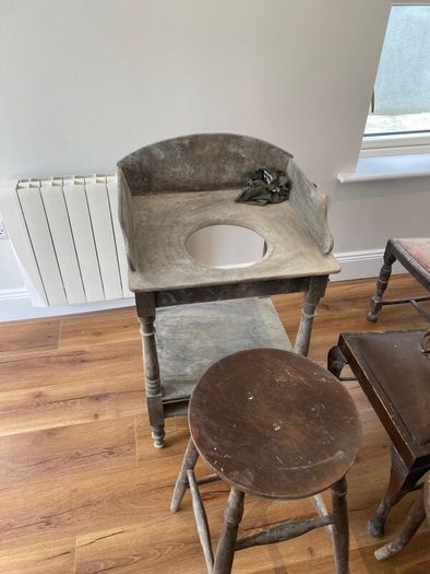 Antique chairs and stools