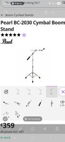 Pearl BC 2030 Cymbal stand