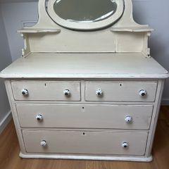 Drawers with mirror