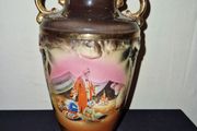 1940's hand painted vase