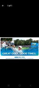 Amgen Irish Golf Open X3 for Sunday